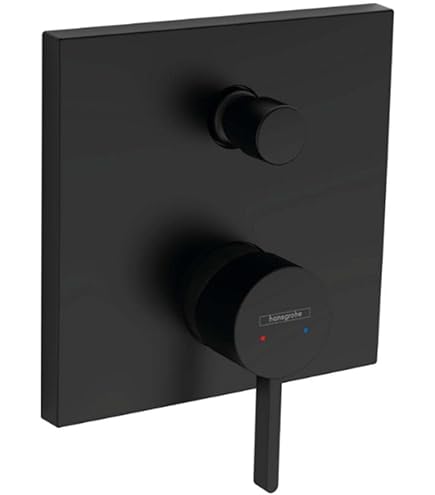 Nemo Nero badkraan - 25.3cm - opbouw - mengkraan - messing zwart mat