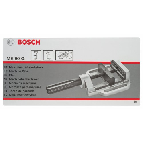 Bosch Zubehör 2608030056 Maschinenschraubstock MS 80 G 100 mm, 80 mm, 80 mm - 2