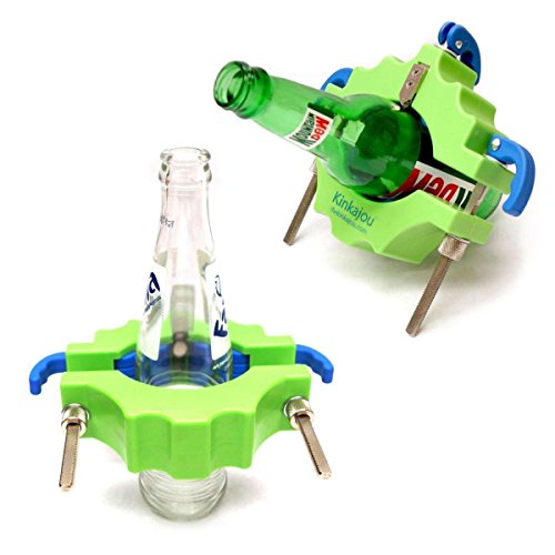 Glasschneider Bottle Cutter Flaschenschneider Schneidwerkzeug Glasflaschencutter Kupferstab Grün - 3