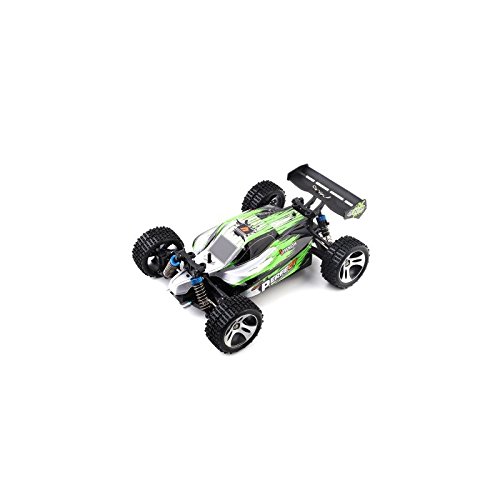 RCTecnic Coche Teledirigido RC Wltoys A959-A Buggy 4x4 Escala 1:18 | Coches Radiocontrol Todoterreno Alta Velocidad 35 km/h | Electrico a Bateria con Mando Versión para Niños