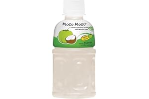 Mogu Mogu Cocco Coconut Flavoured Drink, Getränk mit Kokosgeschmack mit Nata de Coco Einweg-PET-Flasche 320ml