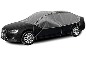 KEGEL BLAZUSIAK Halbgarage Winter L Sedan kompatibel mit Audi A3 UV Schutz Auto Abdeckung