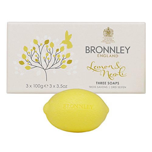 Bronnley Nuovo Citrus Lemon e Neroli sapone (3x100 g)