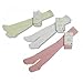 Infant Girls Cotton Tights - 3 Colours Available - Age 1 - Cream - 1-2 Year Old