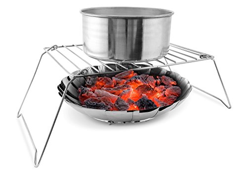 Grill Set bestehend aus Klappgrill und Feuerschale