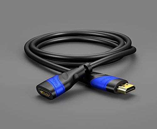 KabelDirekt 5m HDMI Verlängerungskabel / kompatibel mit HDMI 2.0a/b, 2.0, 1.4a (Ultra HD, 4K, 3D, Full HD, 1080p, HDR, ARC, Highspeed mit Ethernet) – TOP Series - 6