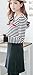 Bearsland Maternity Women's Striped Maternity Nursing Dress Black UK Size 12-14
