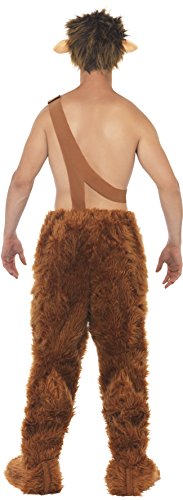 Smiffys Adult men's Pan Costume, trousers, Shoe Covers and Wig, Legends, Serious Fun, Size M, 23047