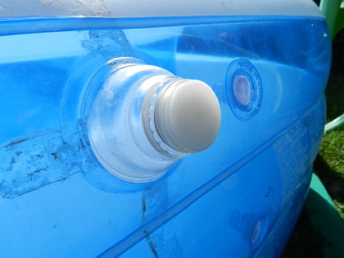 POOL Luftbett Wasserbett Verschluss-Stopfen / Deckel mit Dichtungsring – 100% Dicht - 2