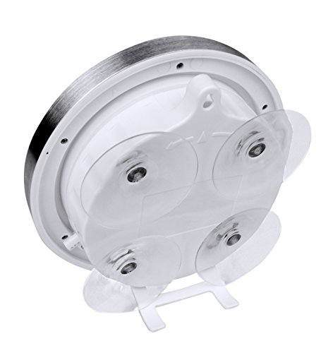 Bresser MyTime Bath Bad Wanduhr mit Temperaturanzeige, weiss / silber - 2