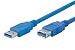 Produktbild Tecline 1.8 m USB A 1.8 m USB A USB A männlich weiblich Blau Kabel USB – Kabel USB (1,8 m, USB A, USB A, 3.0 (3.1 Gen 1), männlich/weiblich, Blau)