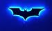 Produktbild DC Comics Batman Logo Batman LED Wandlicht, bunt RGB USB LED Spiegel Licht, Fernbedienung Projektion Nachtlicht, passend für Schlafzimmer / KTV / Flur / Hintergrund Wand, usw (bunt)
