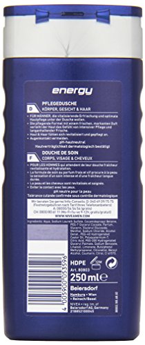 Nivea Men Energy Pflegedusche, 250 ml - 2