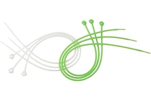 Fackelmann Sznurek do Gotowania, Biały/Zielony, 37 x 37 x 0,1 cm (6 szt)