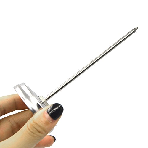 0-120 Celsius Edelstahl Zifferblatt Sonde Thermometer Küche BBQ kochen Fleisch Milch Tee Wasser Essen Sonde Temperatur Thermometer - 5