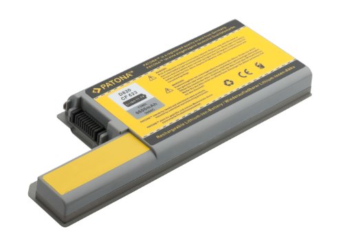 PATONA Laptop Akku für DELL Latitude D531 | D531N | D820 | D830 – Precision M4300 | M65 – [ Li-ion; 6600mAh; schwarz ] - 4