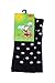Weri Spezials Baby and Children Tights, Black/White Peas, Size: 2-3 years (92/98)