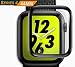 Produktbild Genieforce® Premium 3D Full Screen Coverage iWatch 44mm Gorilla Schutzglas Schutzfolie Panzerfolie für Apple Watch 44mm Series 4-9H Anti-Fingerprint – SUPER HD+ Kristal KLAR - SCHWARZER Kanten 