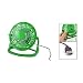 Produktbild TOOGOO(R) 360-Grad-Drehung Laptop PC Kuehler Gruen Kunststoff Schreibtisch Mini-USB-Ventilator 4 "