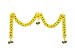 Daedal Crafters- Jasminum door set (Yellow) RS.499.00