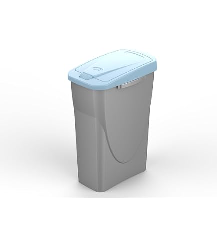 Set 3 Pattumiere per Raccolta Differenziata, 50L, Contenitori Spazzatura per Cucina ed Esterni, Polipropilene, Coperchi Colorati per Plas | Leroy Merlin