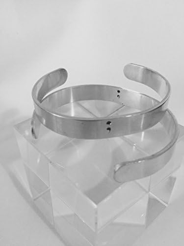 SEMI COLON bangle • Symbolic jewellery • meaningful gift • Choose Outer or Hidden symbol