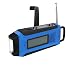 Produktbild GuDoQi Multifunktionale Solar Hand Kurbel Radio Dynamo Hand Kurbel Powered NOAA Wetter Radio 1W LED Taschenlampe Support Telefon Aufladen Blaue Farbe