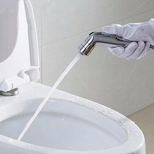 Handbrause – handbrause fur wc und toiletts – Handbrause Dusche bidet sprayer set – Duschkopf – Doppel Düsen „Soft oder Tonic“ – fur hygiene – ABS – Chrome – Taharet – Taharat - 9