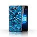 Produktbild Stuff4® Hülle/Case für Microsoft Lumia 650 / Blau Digital Urban Muster/Militär Camouflage Tarnung Kollektion