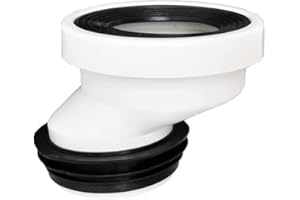 CNANRNANC Raccord WC, valve de raccordement à 2 ports, plastique, CE, WRAS, vanne de raccordement aux toilettes