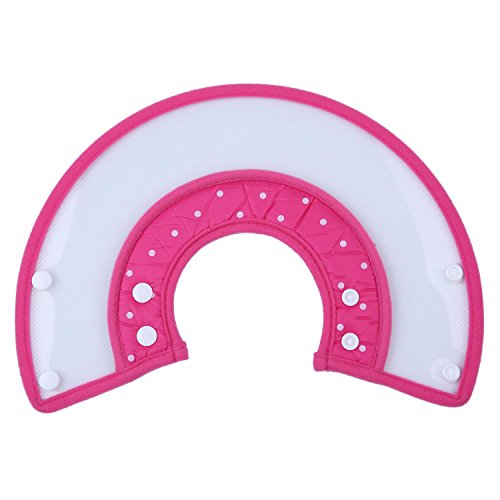 niceEshop Dog Anti Bite Collar Lick Proof Wound-Recovery Soft Translucent Ruff Funnel Cover for Small Dog and Cat.
