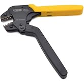 Nexo VSA-06 (0.25-6.0mm&sup2;) Y&uuml;ks&uuml;k Sıkma Pensesi Profesyonel Kablo Sıkma Pensesi, Siyah-Sarı