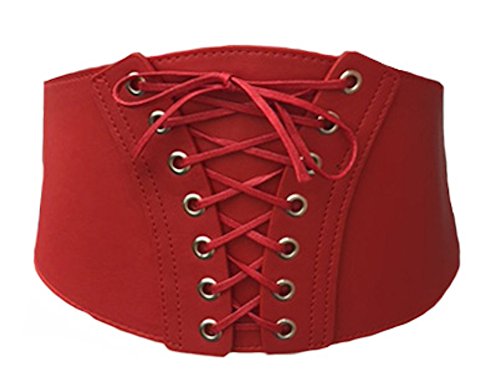 Milk Moon Vintage - Cinturón - para mujer Rojo rosso X-Large