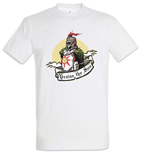 Urban Backwoods Praise The Sun T-Shirt - Sole Firelink Shrine Gamer Nerd Game Taglie S - 5XL