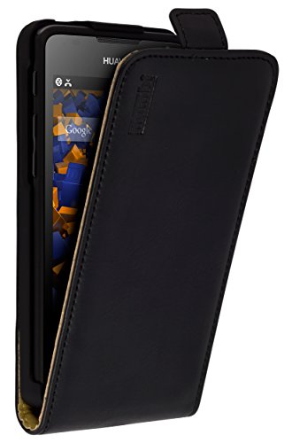 Preisvergleich Produktbild mumbi PREMIUM Leder Flip Case Huawei Ascend Y530 Tasche