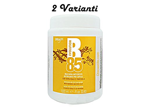 DIKSON MASCHERA PER CAPELLI ANTICRESPO, RISTRUTTURANTE, OLIO DI ARGAN, PANTENOLO 1 KG. B83 - B85 (B85 CON PAPPA REALE E PANTENOLO DISTRICANTE PER CAPELLI)