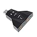 Produktbild LiChiLan Soundkarte, USB-Port, PC Universal Dual Channels Analog 7.1CH Soundkarte Audio Adapter