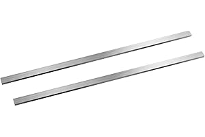 szkoo 2 aste piatte in acciaio inox 304, 5 x 10 x 300 mm (TxWxL), finitura spazzolata, strisce in acciaio inox piatto per cucina fai da te