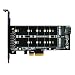 Produktbild BeonJFx Pro M.2 NVMe SSD NGFF auf PCIE X4 Adapter M/B Key Dual Interface Converter Card Multi