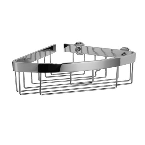 Nie wieder bohren AL111PCR ALUXX Eckabalgekorb, 0.87 x 2.1 x 2.05 cm (LxBxH), verchromt inklusive Befestigungstechnik