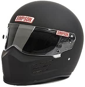 Simpson bandit casco snell sa2015 nero opaco m medio 58cm 7 1/4 msa fia m6  : Amazon.it: Auto e Moto
