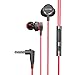 Produktbild bingT In Ear Kopfhörer, Ear Ohrhörer Stark Bass Noise Cancelling Kabelgebundene Headset Earphones Headphones, Gaming Earphones Ohrhörer für PS4, Xbox, PC, Laptop, Mobile Phone (Rot)