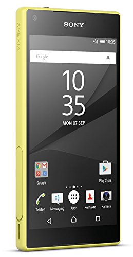 Sony Xperia Z5 Compact Smartphone (4,6 Zoll (11,7 cm) Touch-Display, 32 GB interner Speicher, Android 5.1) gelb