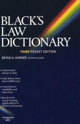 Black's Law Dictionary (Pocket Edition)