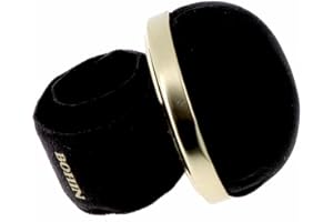 Bohin Cojín con Pulsera Ajustable, Color, Metal, Terciopelo Negro, Talla Unica