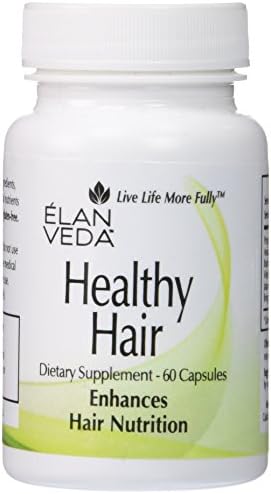 Healthy Hair Growth Vitamin by ELANVEDA | All Natural, Vegan Supplement For Hair Loss and Thin/Thinning Hair | 60 Capsules