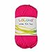 Produktbild Uni Wolle pink 100% Polyacryl Wolle 50g - 135m, Garn zum Stricken & Häkeln, Marke: LaLuna®