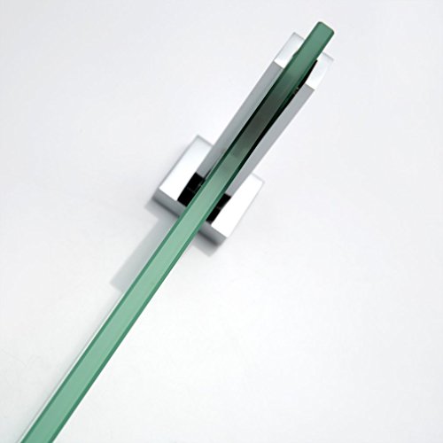 Kinse® Glas Wandregal Glasablage Glasregal Badregal Wandhalter Duschablage Badzimmer - 5