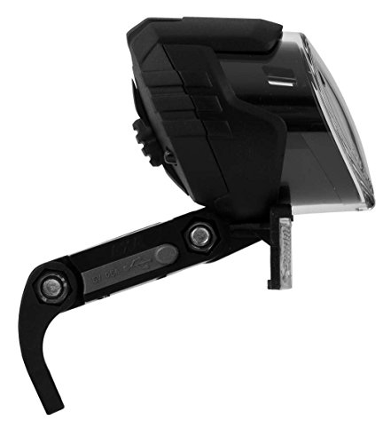 AXA Fahrradscheinwerfer Scheinwerfer Lux 70 Plus Steady auto, schwarz, 939876 - 2