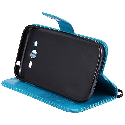 Nancen Tasche Hülle für,Samsung Galaxy Grand Neo Plus I9060 Hülle,Samsung Galaxy Grand Neo Plus I9060 / Grand Duos I9082 (5 Zoll) Leder Wallet Tasche Brieftasche Schutzhülle, Nancen Prägung Sonnenblume Muster PU Leder Handytasche im Bookstyle Stand Funktion Kartenfächer Magnet Etui Schale - 7